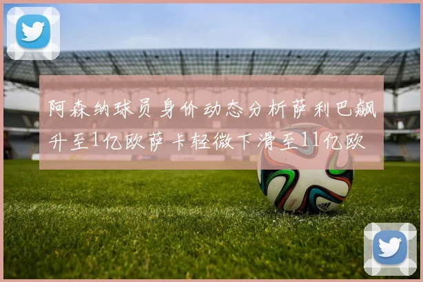 阿森纳球员身价动态分析萨利巴飙升至1亿欧萨卡轻微下滑至11亿欧