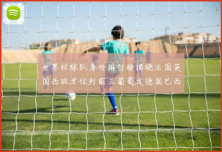 世界杯球队身价排行榜揭晓法国英国西班牙位列前三葡萄牙德国巴西身价均超九亿欧元